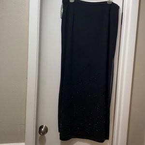 J.R. Nites Long Beaded Skirt (Formal Wear)